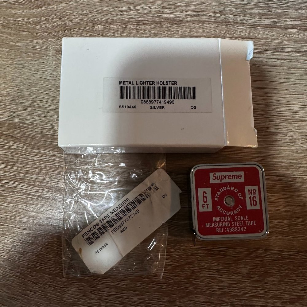 Supreme Penco Tape Measure Red Ss19